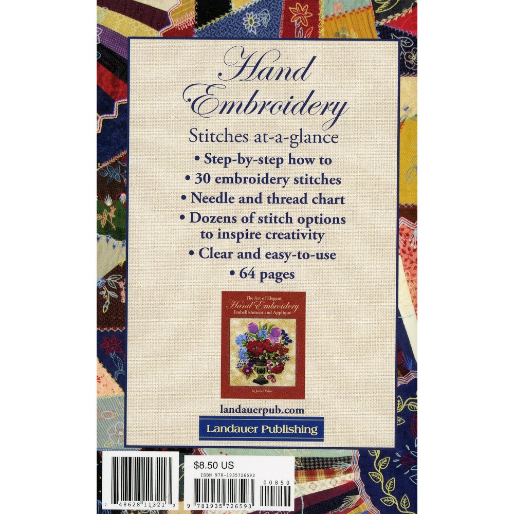 Hand Embroidery Stitches at-a-Glance image # 61673