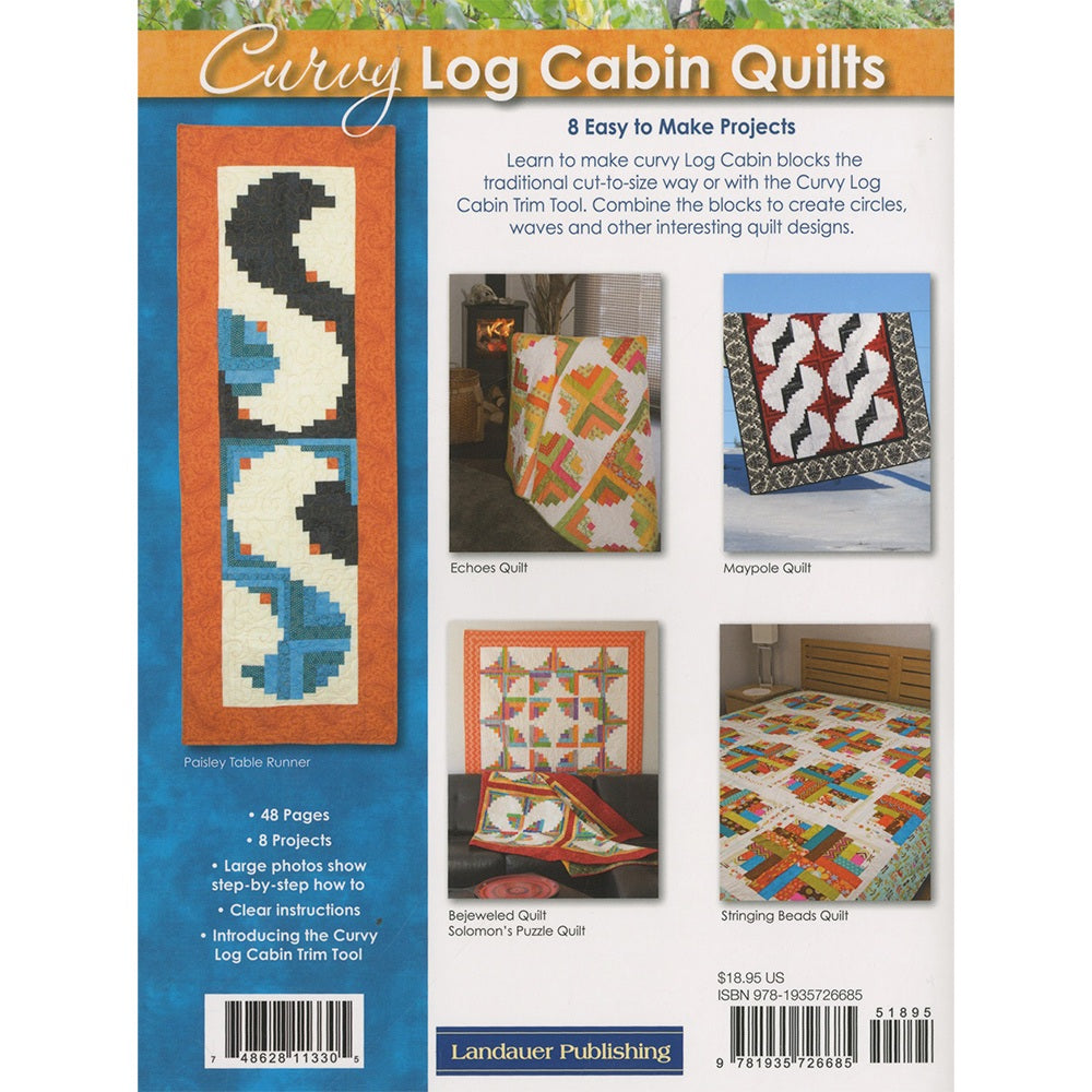 Curvy Log Cabin Quilts Book image # 59548