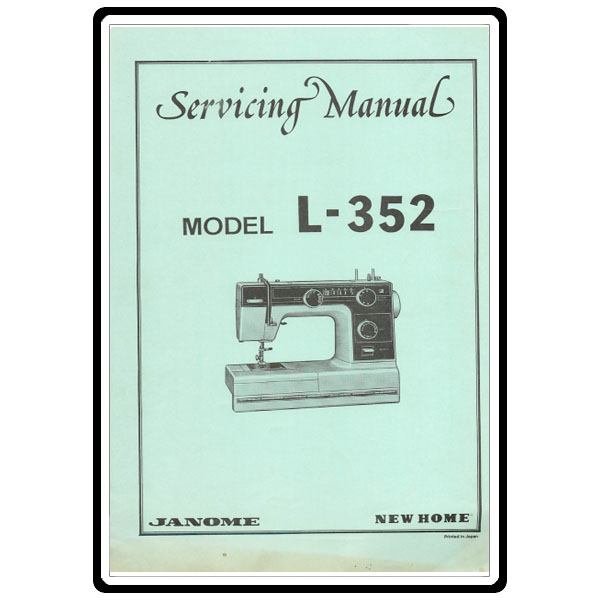 Service Manual, Janome L-352 image # 10428
