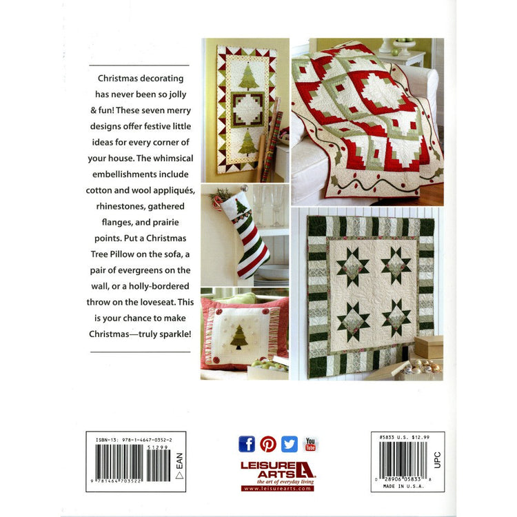Christmas Sparkle Quilt Book, Leisure Arts image # 35782