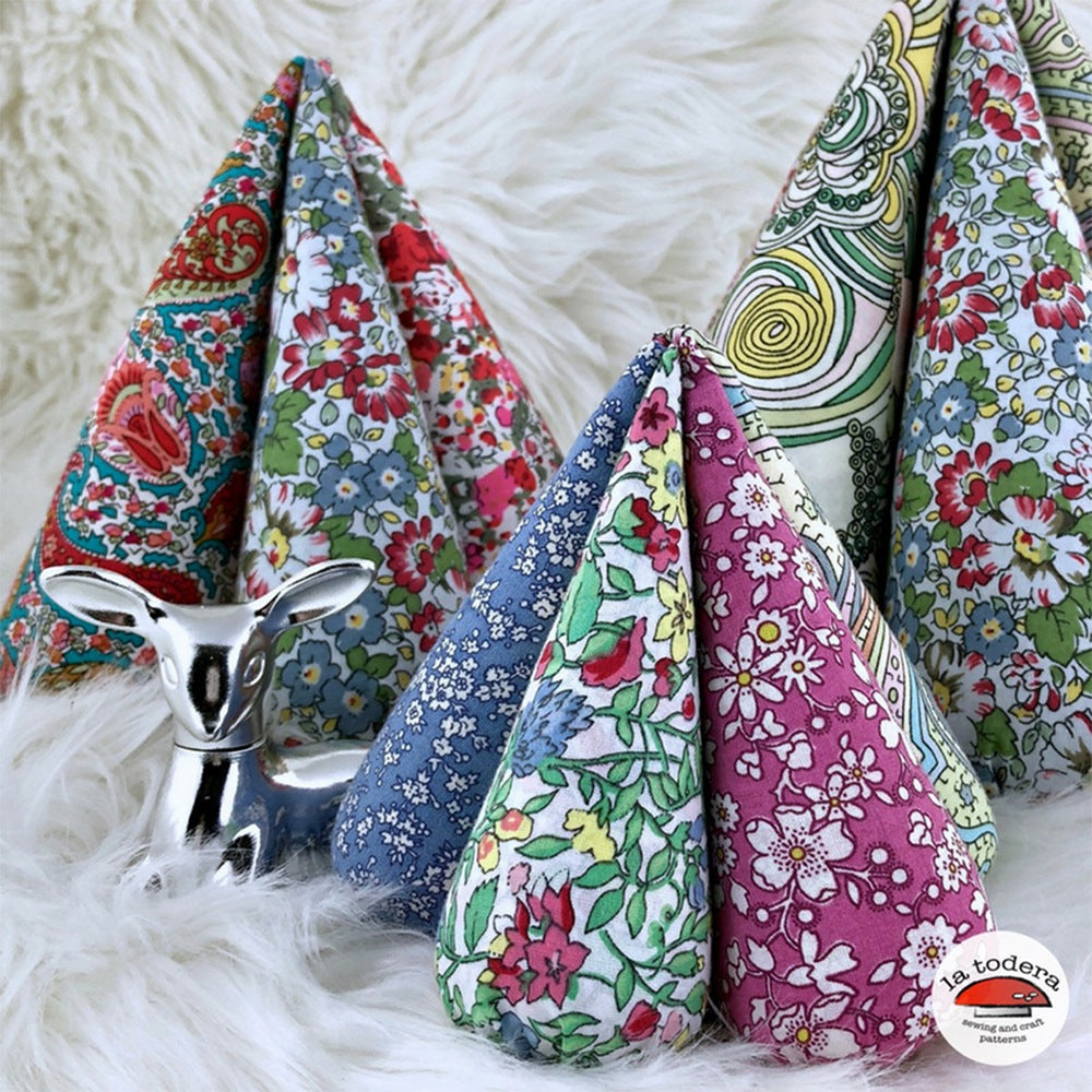Puffy Pines Tabletop Christmas Trees Pattern image # 68707
