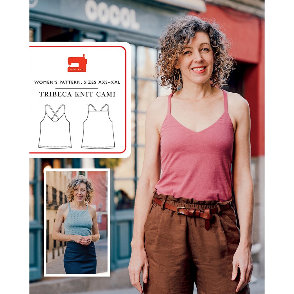 Tribeca Knit Cami Pattern, Liesl & Co. image # 100288