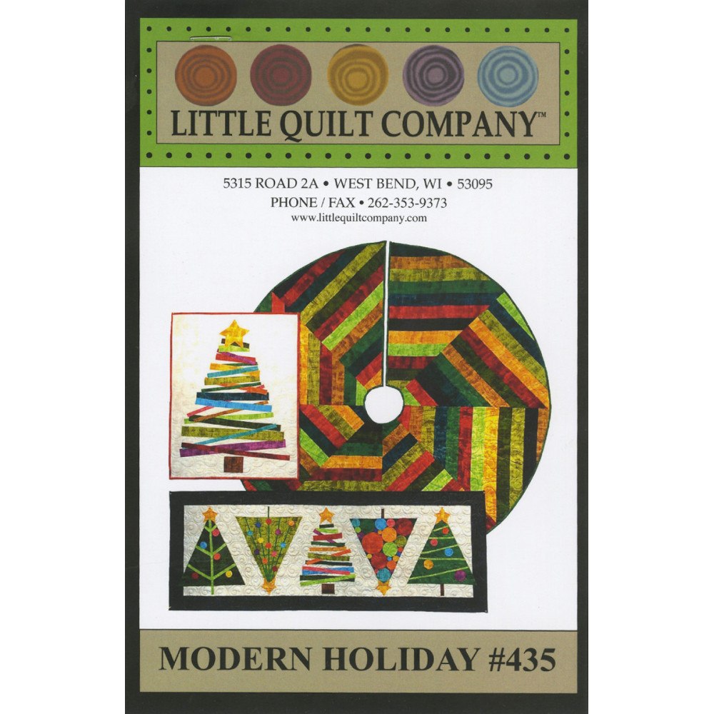 Modern Holiday Pattern, Little Quilt Company image # 35909