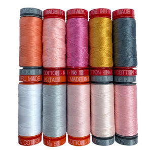 Aurifil, Sweet Cinnamon Roses Collection - 10 Spools image # 79743