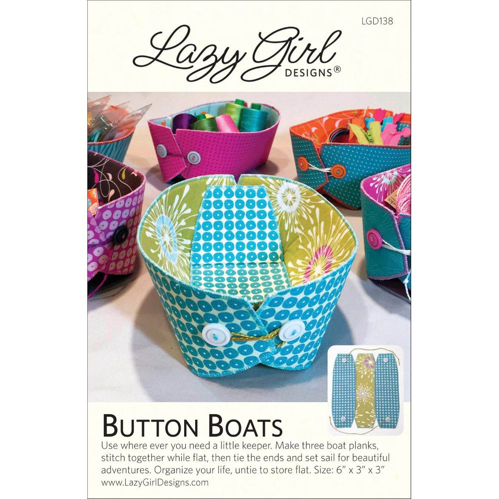 Button Boats Pattern, Lazy Girl Designs image # 35616