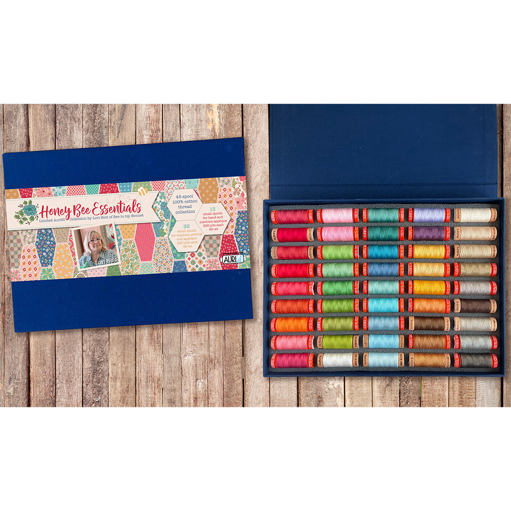 Aurifil Honey Bee Essentials 45 Spool Thread Collection image # 120105