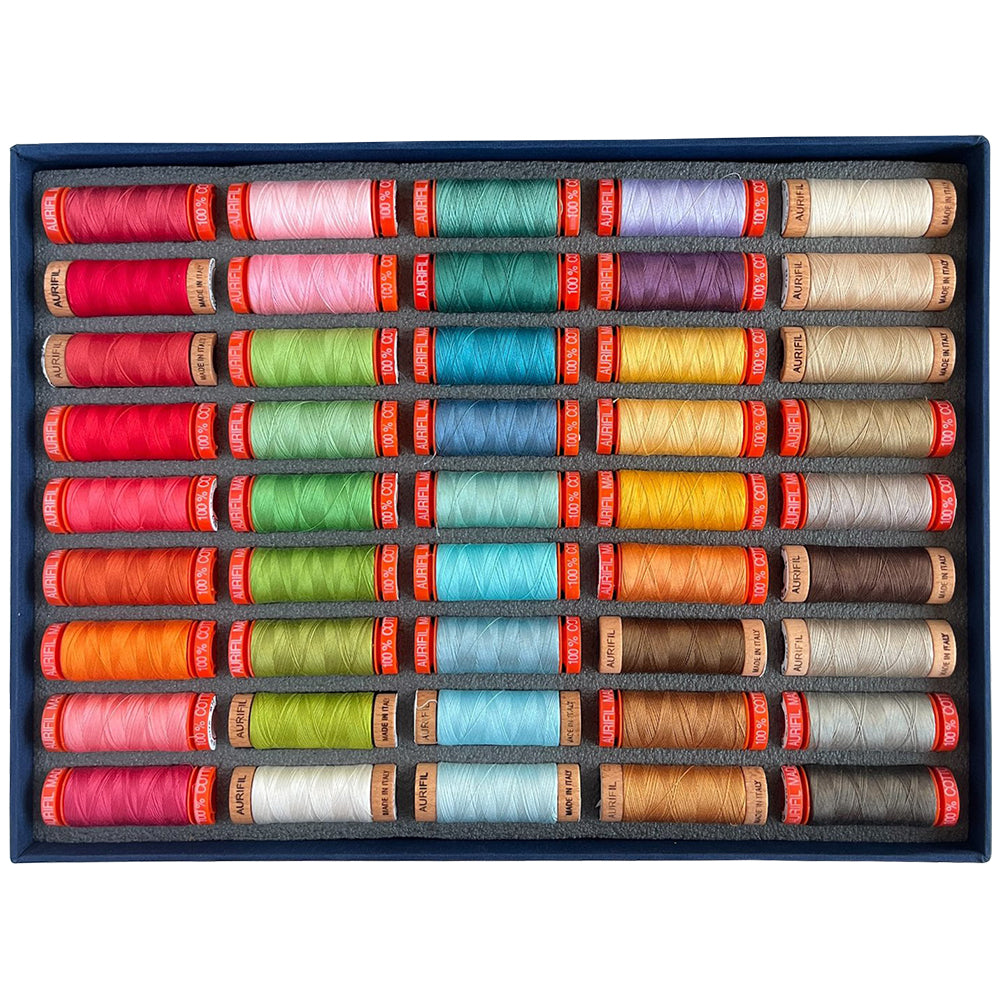 Aurifil Honey Bee Essentials 45 Spool Thread Collection image # 120106