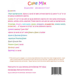 Cake Mix Collage Pattern image # 40657