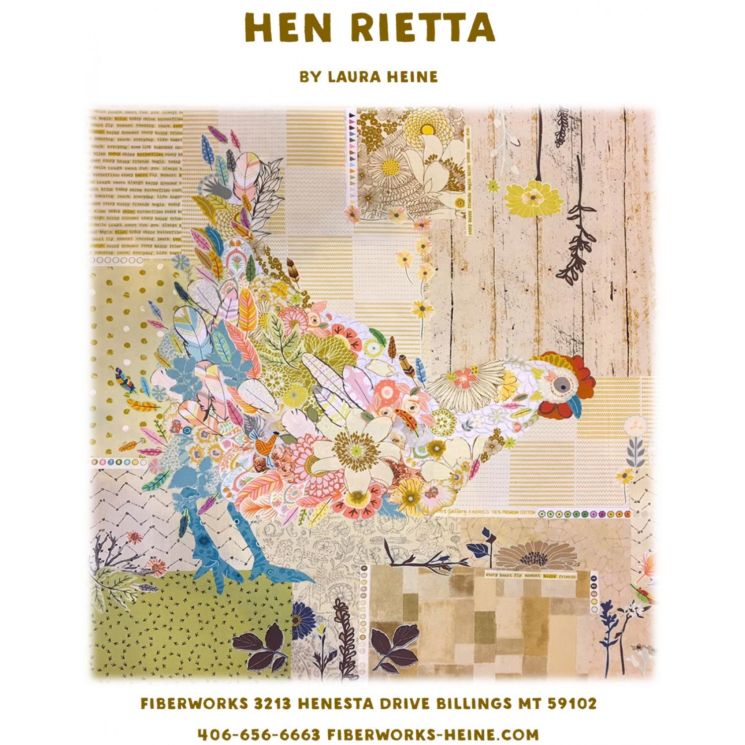 Hen Rietta Collage Pattern image # 40658