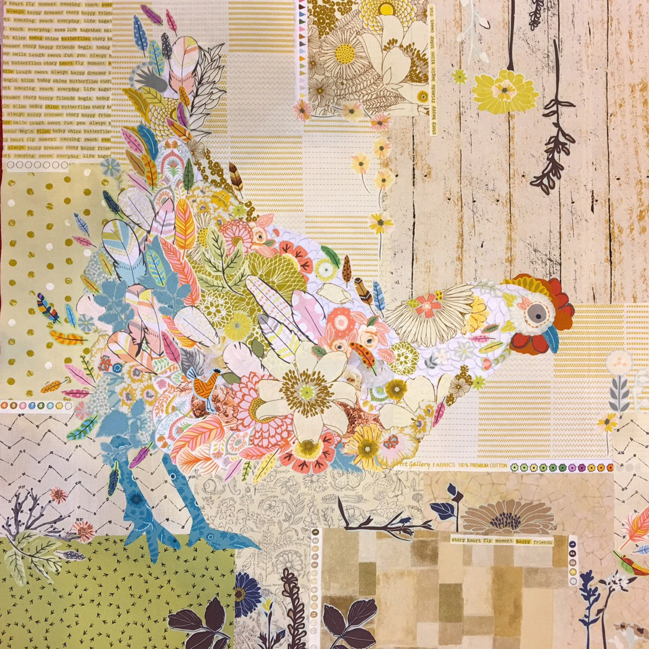 Hen Rietta Collage Pattern image # 40659