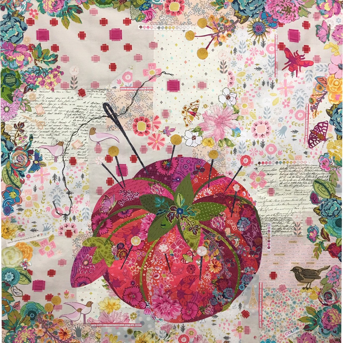 Pincushion Collage Pattern image # 40667