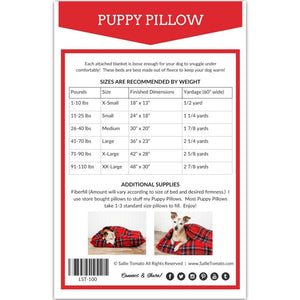 Puppy Pillow Pattern image # 52462