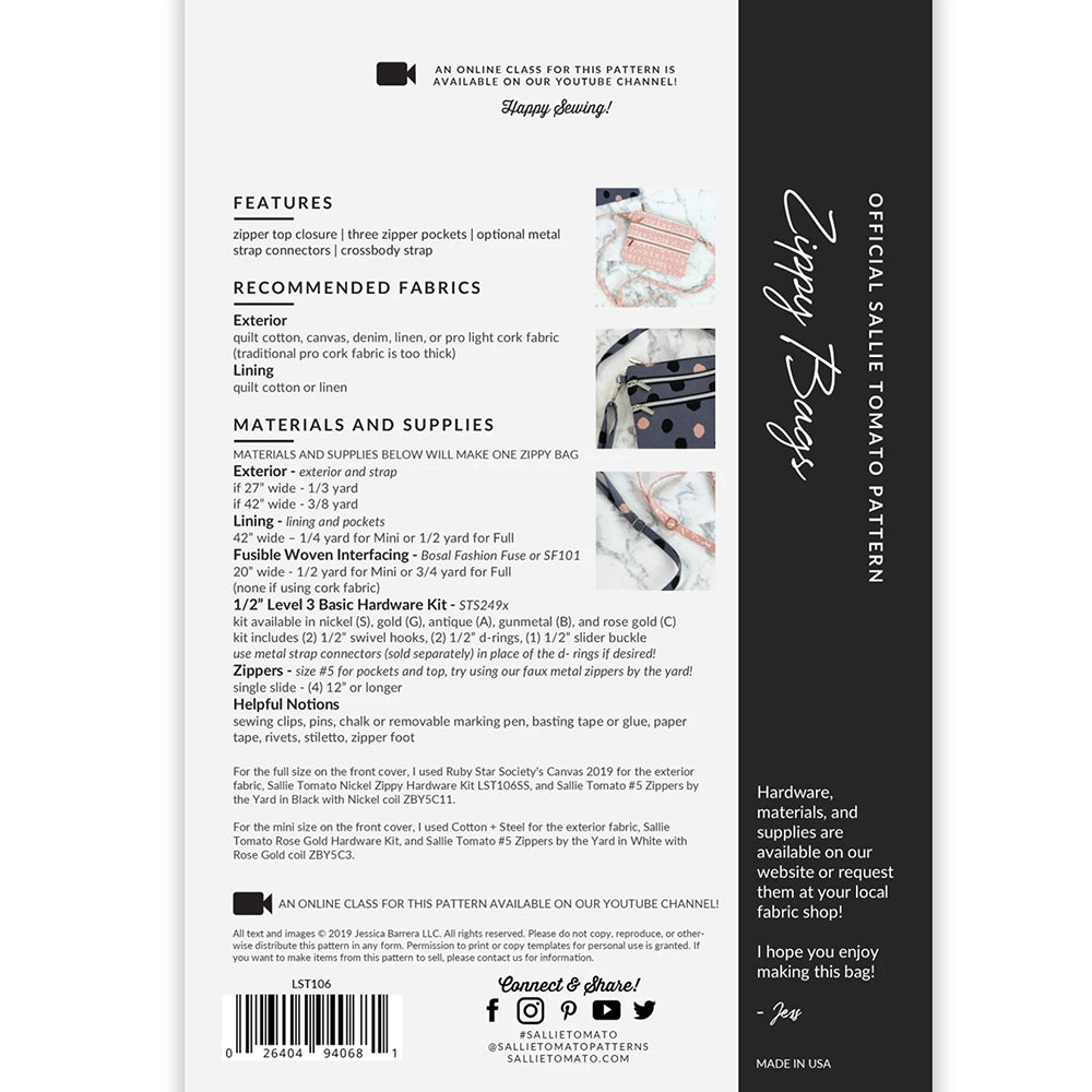 Zippy Crossbody Bag Pattern image # 96510