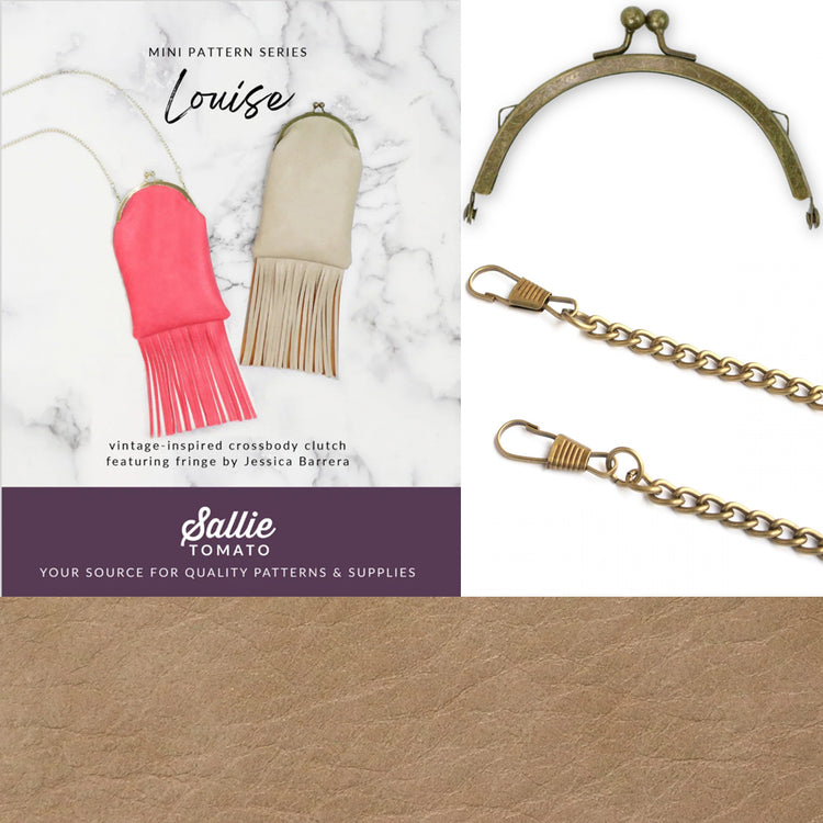 Sallie Tomato Louise Bag Pattern Kit