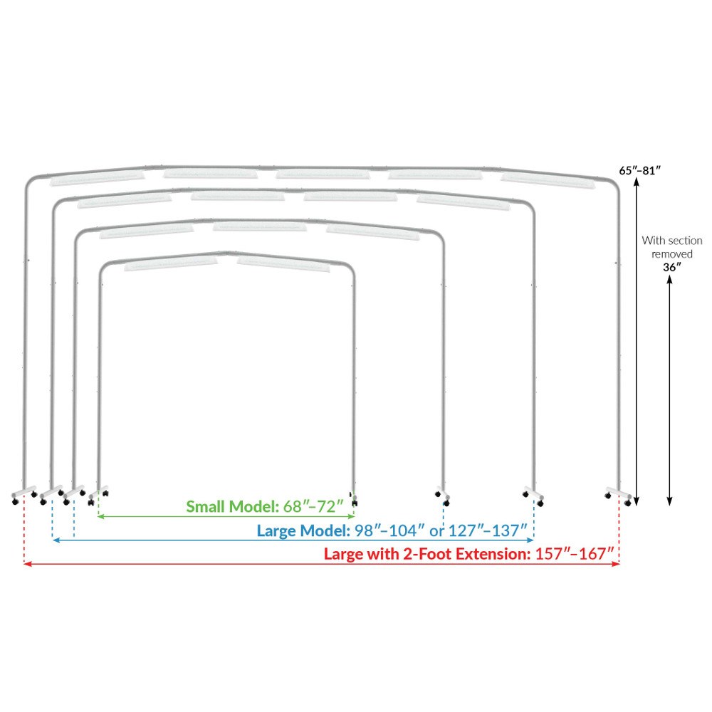 Luminess LED Light 2 Foot Extension image # 47832