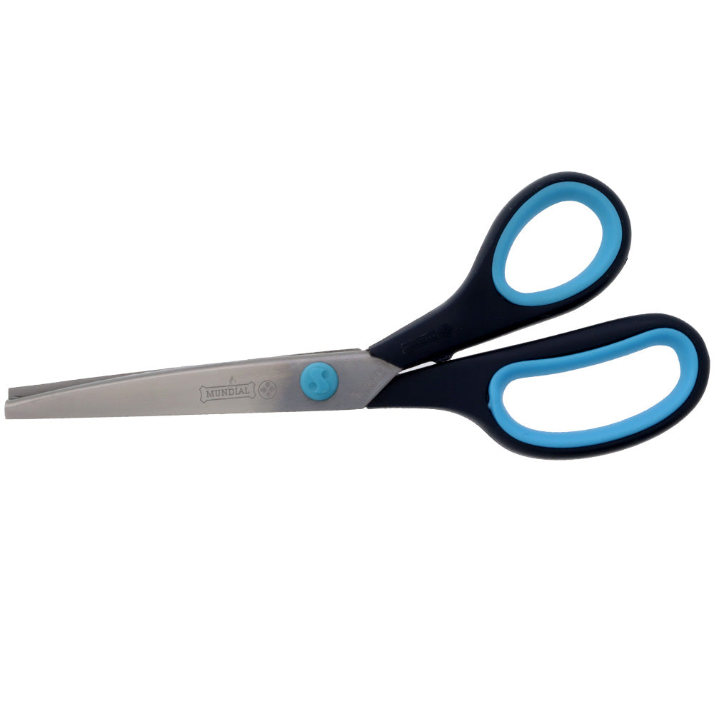 Blue Cushion Grip Pinking Shears (8.5in), Mundial #M1865-1 image # 90010