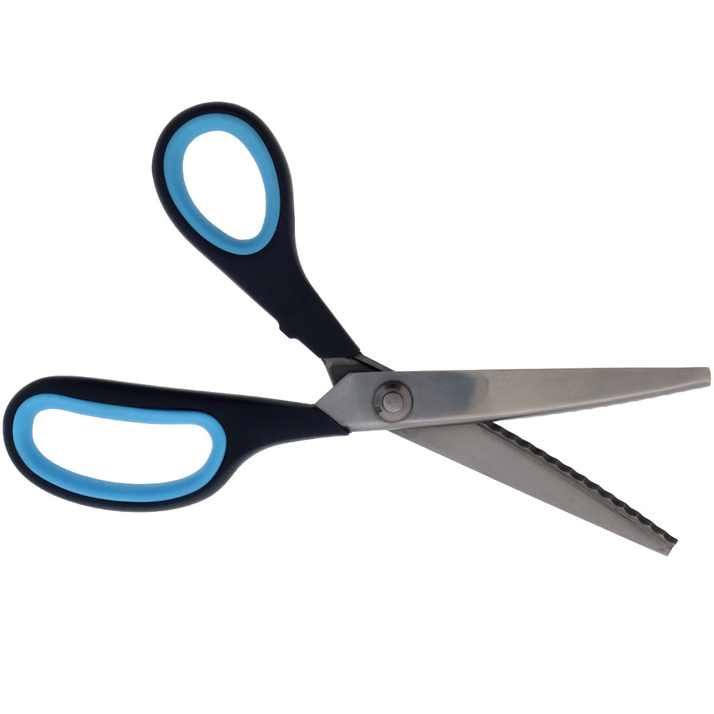 Blue Cushion Grip Pinking Shears (8.5in), Mundial #M1865-1 image # 90011