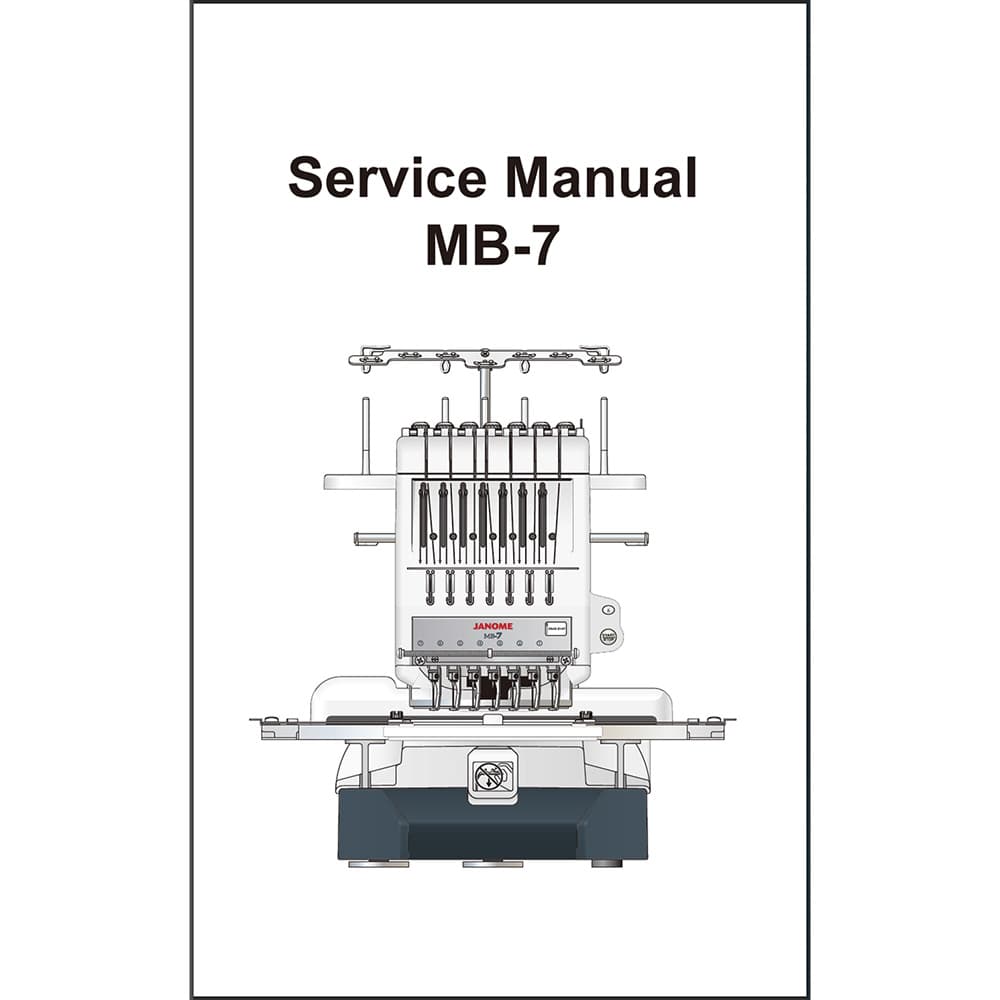 Service Manual, Janome MB-7 image # 99078