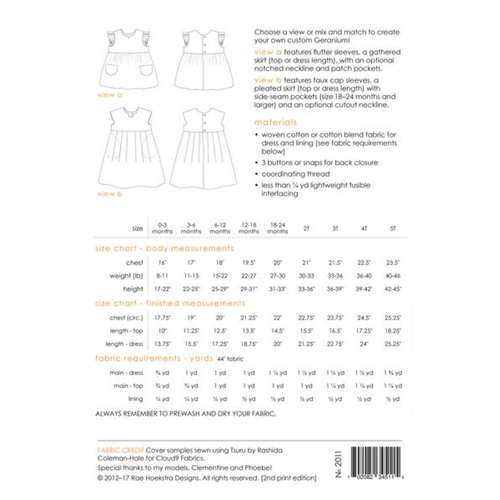 Made by Rae, Geranium Dress Pattern image # 47935