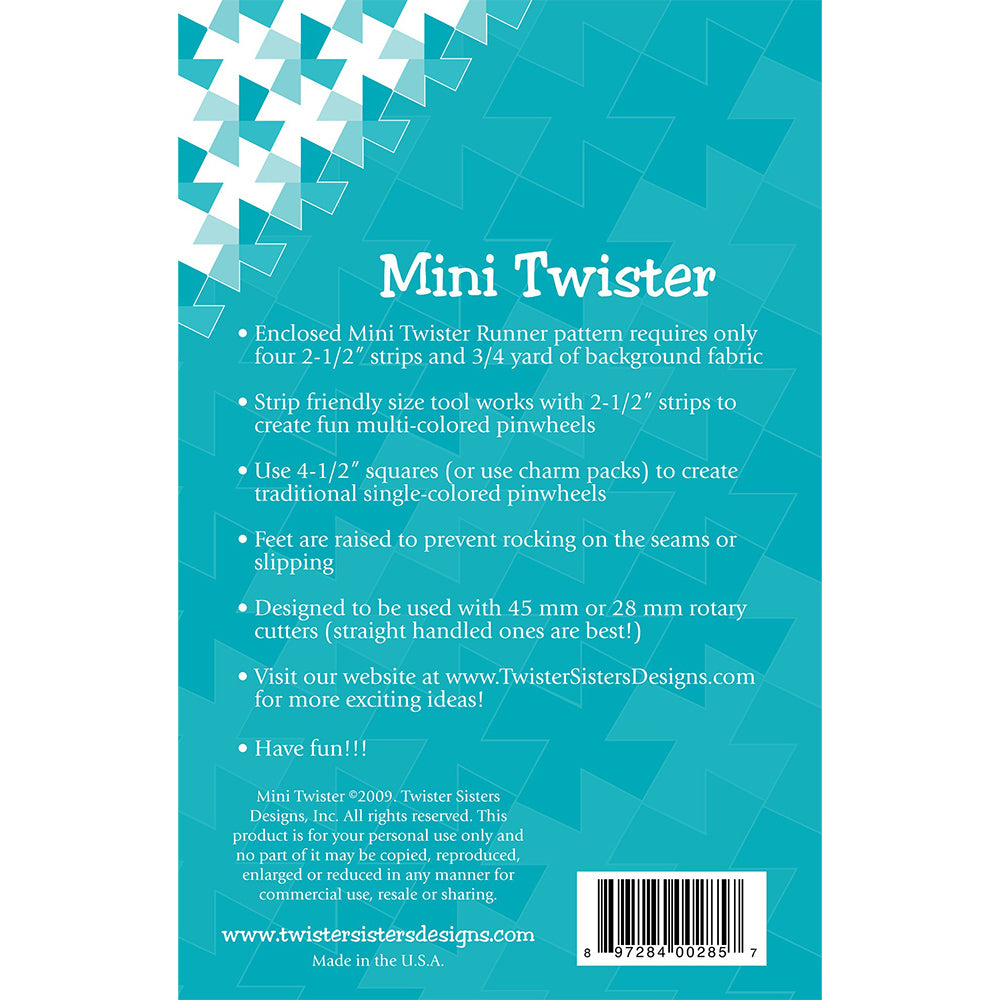 Twister Pinwheel Quilting Ruler image # 67355