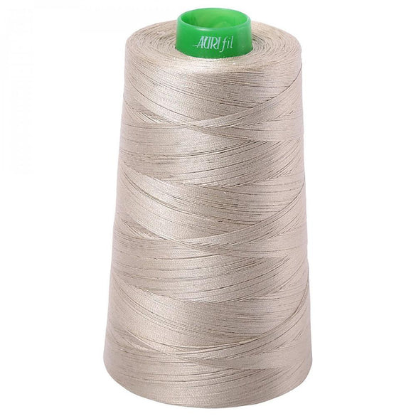 Aurifil 40wt Mako Cotton Thread (5140yds), Stone - 2324