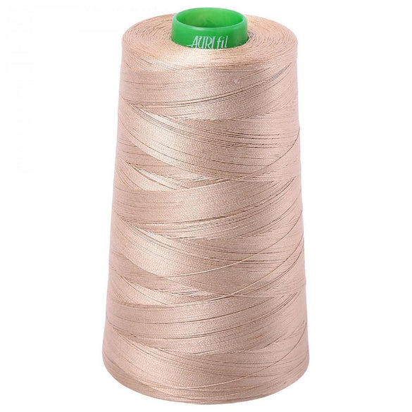 Aurifil 40wt Mako Cotton Thread (5140yds), Sand - 2326