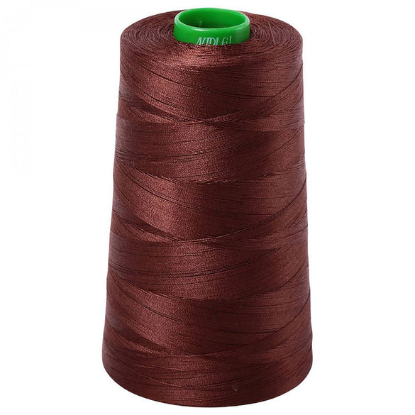 Aurifil 40wt Mako Cotton Thread (5140yds), Chocolate - 2360