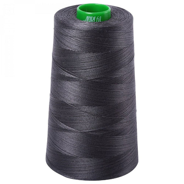 Aurifil 40wt Mako Cotton Thread (5140yds), Dark Pewter - 2630
