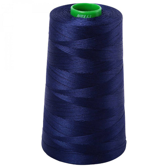 Aurifil 40wt Mako Cotton Thread (5140yds), Midnight - 2745