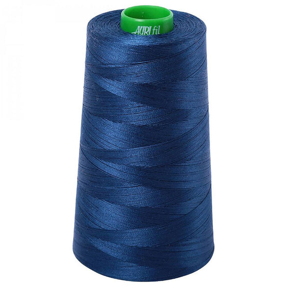 Aurifil 40wt Mako Cotton Thread (5140yds), Medium Delft Blue - 2783