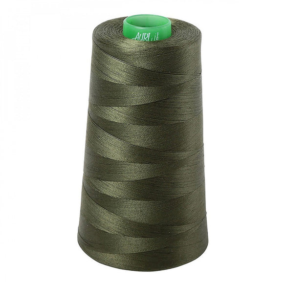 Aurifil 40wt Mako Cotton Thread (5140yds), Medium Green - 5023