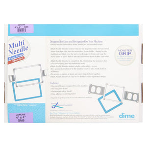 Dime, 4" x 4" Multi Needle Snap Hoop Monster - Janome image # 93029