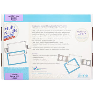 Dime, 240mm x 200mm Multi Needle Snap Hoop Monster - Janome image # 93045