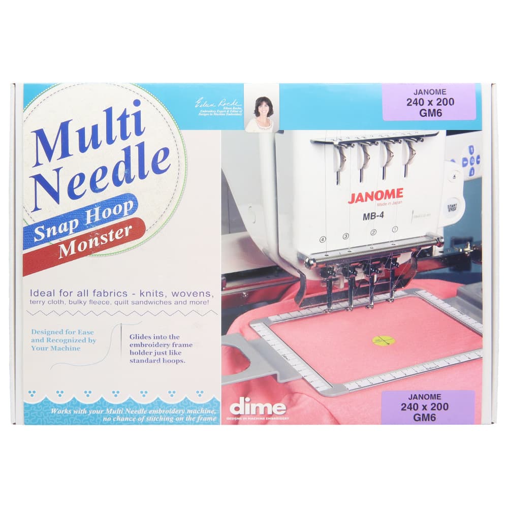Dime, 240mm x 200mm Multi Needle Snap Hoop Monster - Janome image # 93046