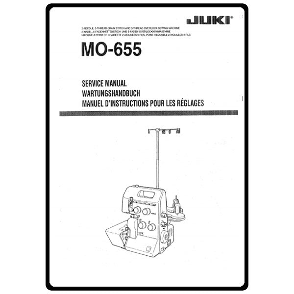 Service Manual, Juki MO-655 image # 10536