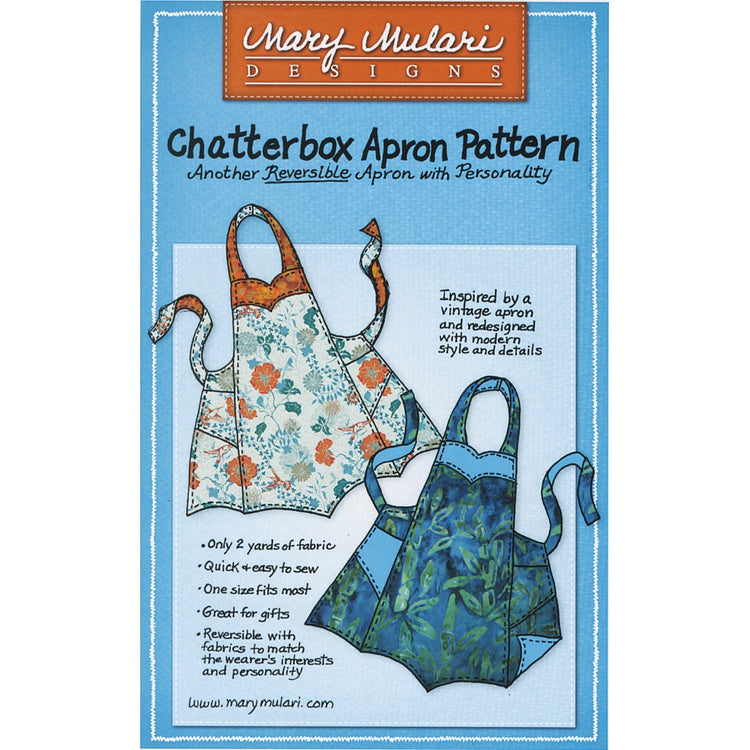 Chatterbox Apron Pattern, Mary Mulari Designs image # 84376