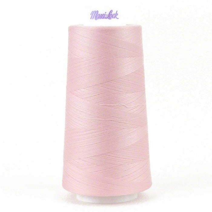 Maxi-Lock Stretch - Textured Nylon Serger Thread - 2,000yds, Pink - 32039