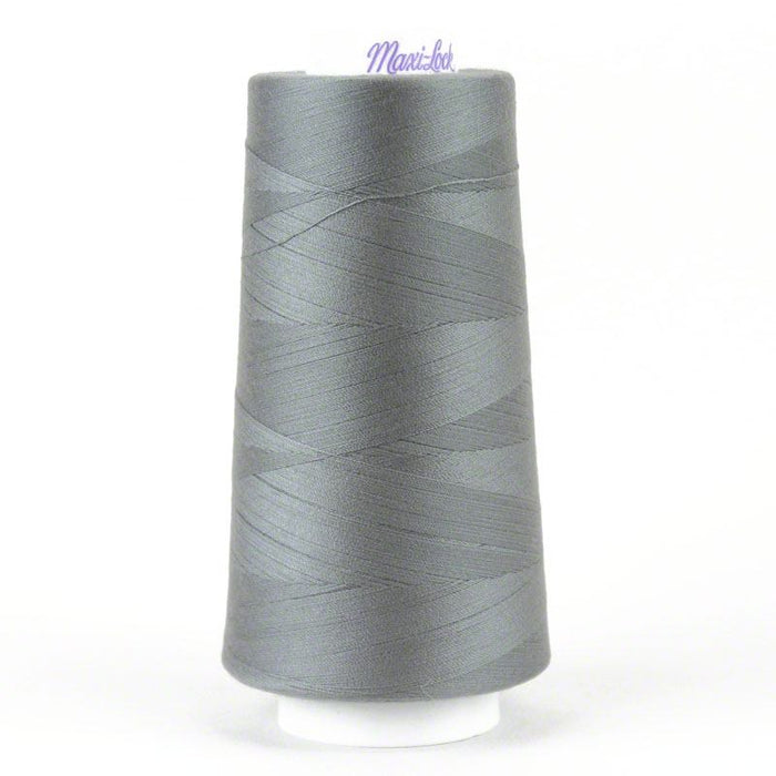 Maxi-Lock Stretch - Textured Nylon Serger Thread - 2,000yds, Steel - 32083