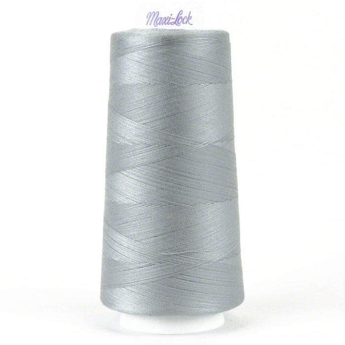 Maxi-Lock Stretch - Textured Nylon Serger Thread - 2,000yds, Light Grey - 32432