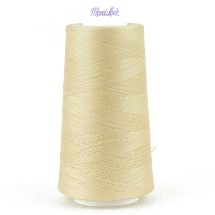 Maxi-Lock Stretch - Textured Nylon Serger Thread - 2,000yds, Natural - 32599