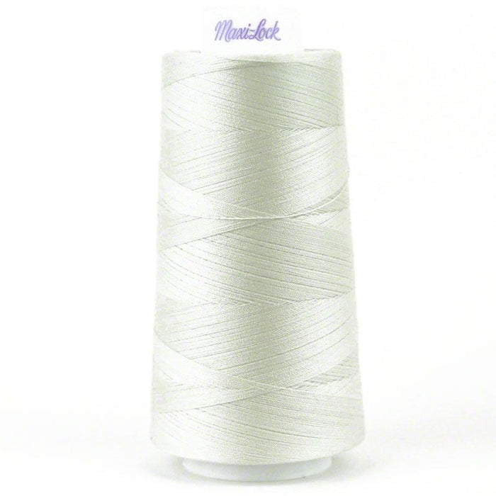 Maxi-Lock Stretch - Textured Nylon Serger Thread - 2,000yds, Pearl - 32601