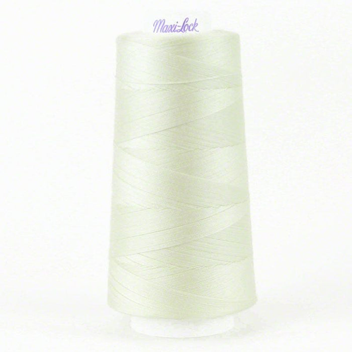 Maxi-Lock Stretch - Textured Nylon Serger Thread - 2,000yds, Eggshell - 32674