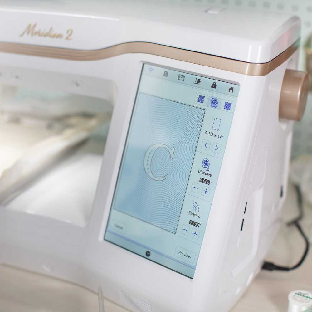 Meridian Ring Machine Baby Lock Meridian 2 Embroidery Machine