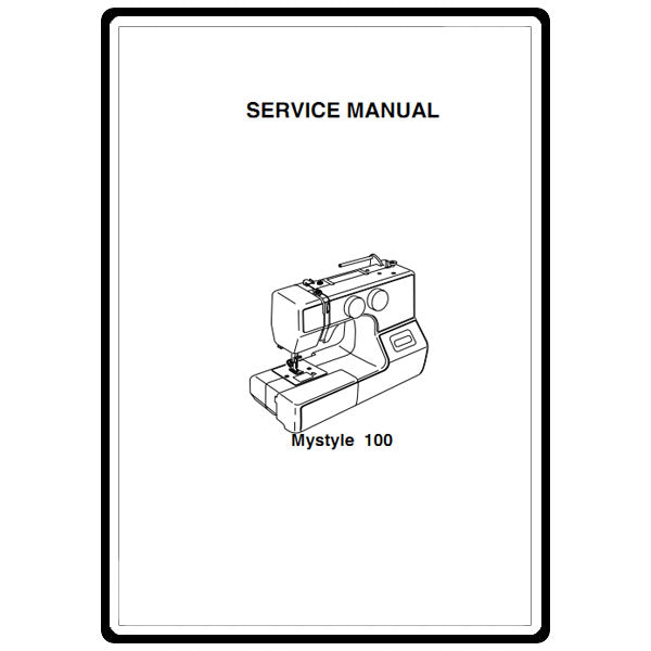 Service Manual, Janome My Style 100 image # 10550