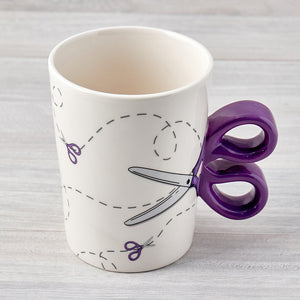Purple Scissor Sewing Mug image # 61022