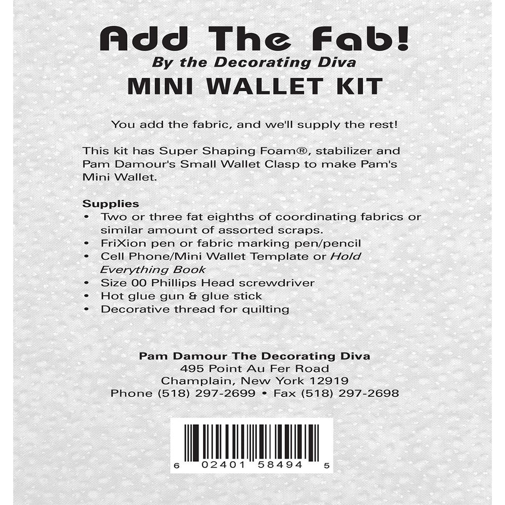 Add the Fab! Mini Wallet Kit image # 47919