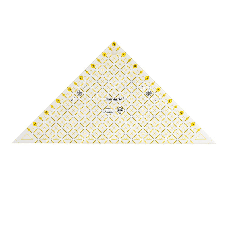 8" Half-Square Triangle Ruler, Omnigrid image # 87446
