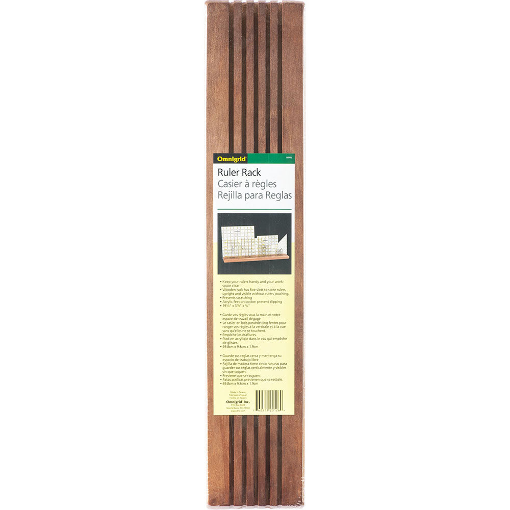 Wooden Ruler Rack