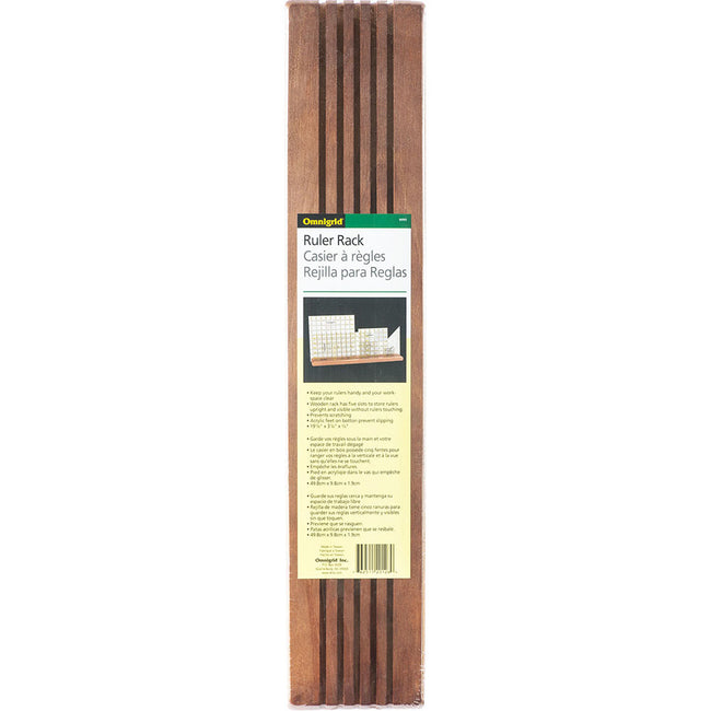 Wooden Ruler Rack