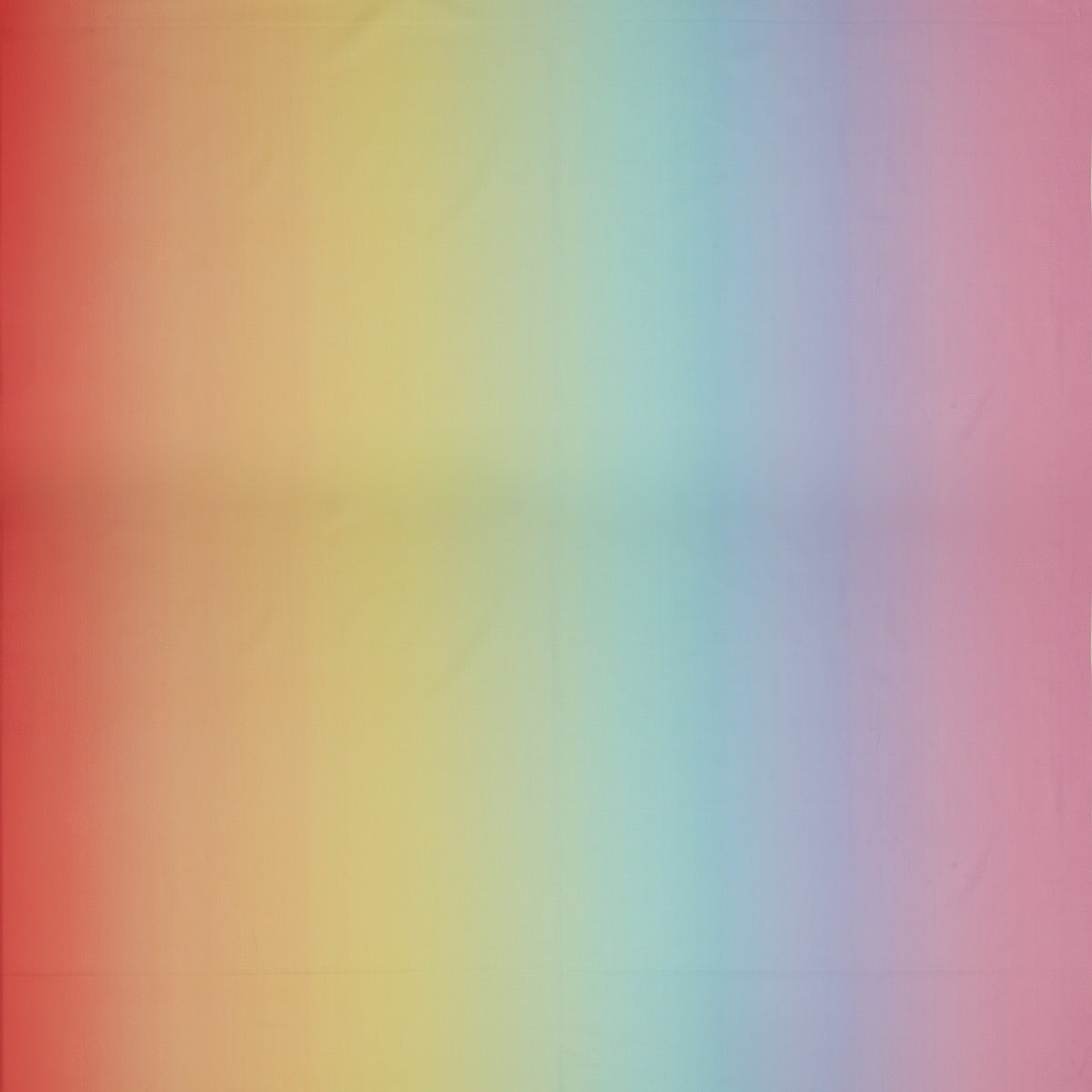 Pastel Rainbow Ombre fabric with soft gradients of coral pink, peach, yellow, mint green, aqua blue, lavender, and blush pink.